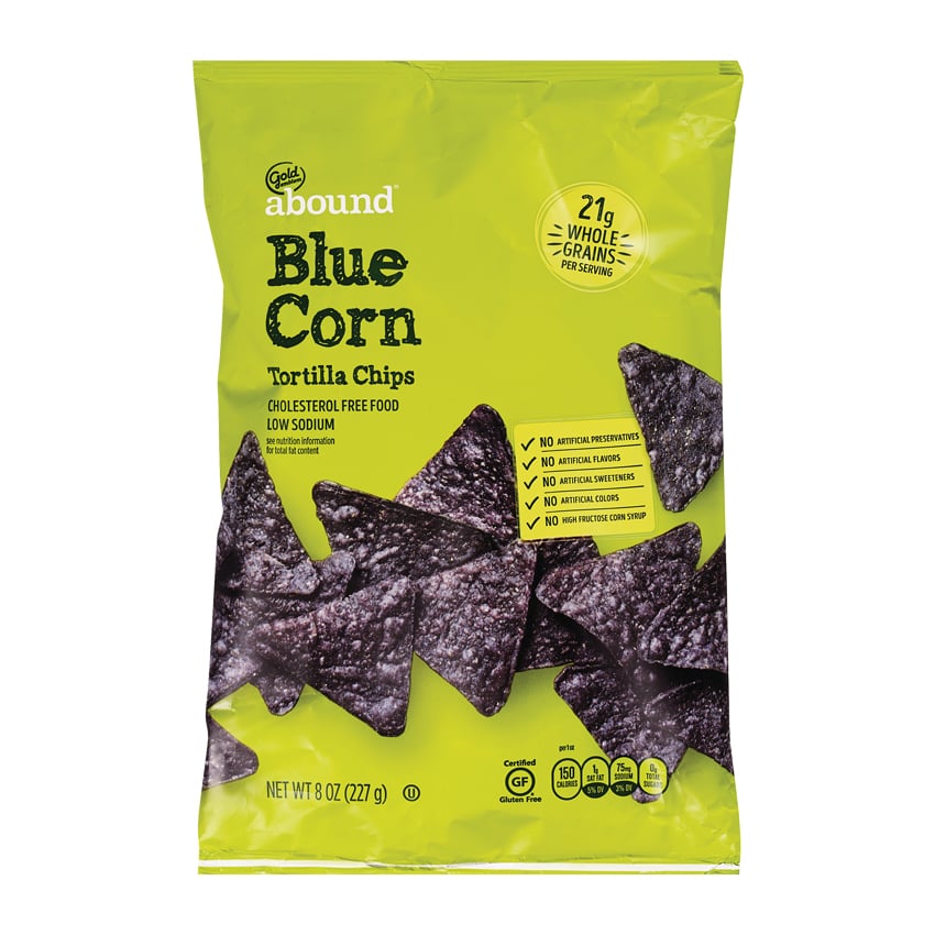 Gold Emblem Abound Blue Corn Tortilla Chips
