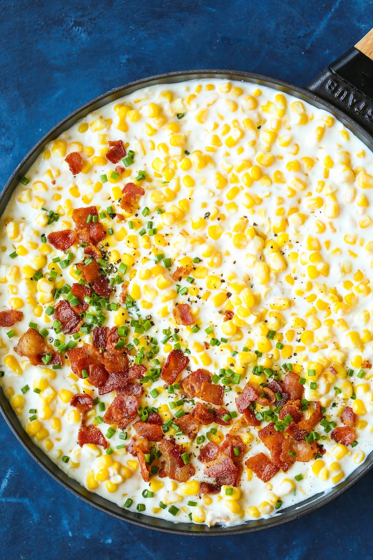 Stovetop Bacon Creamed Corn