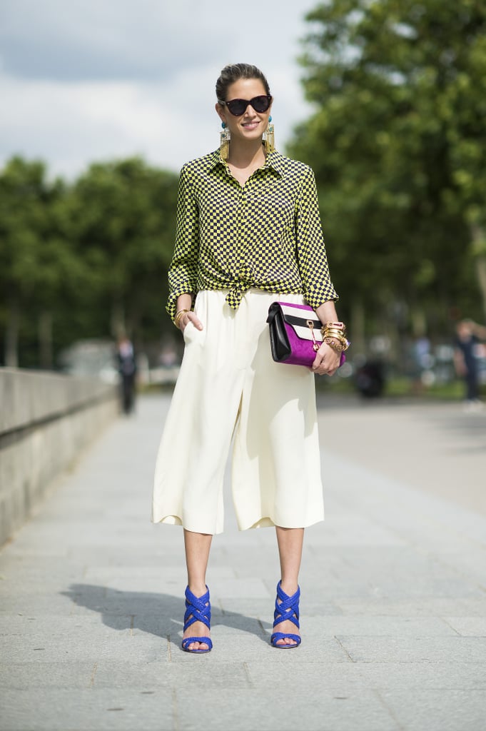 We can't get enough of her breezy culottes or hot heels.
Source: Le 21ème | Adam Katz Sinding