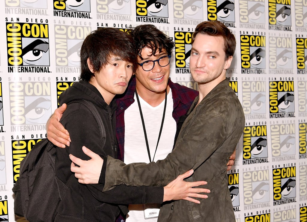 Pictured: Christopher Larkin, Bob Morley, and Richard Harmon.