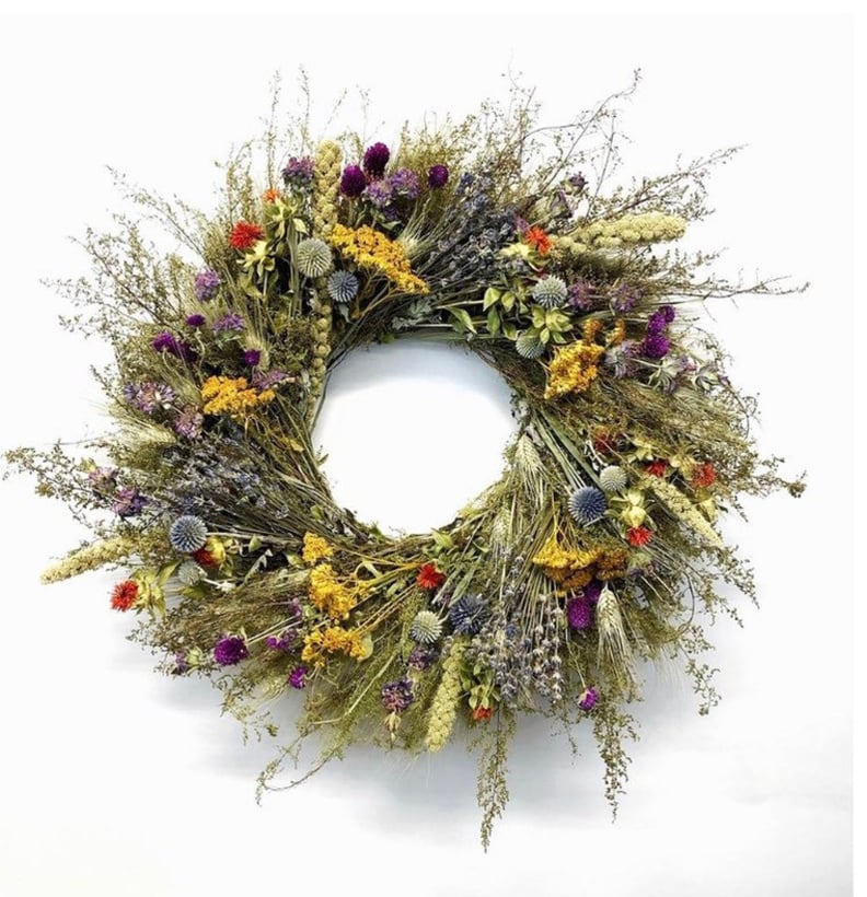 Gathering Garden Dried Floral Wreath