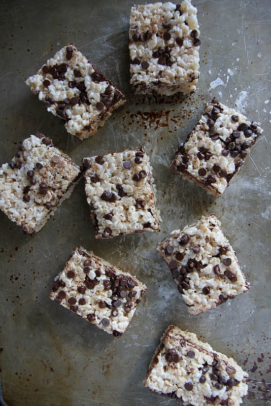 Coconut Chocolate Rice Krispies Treats