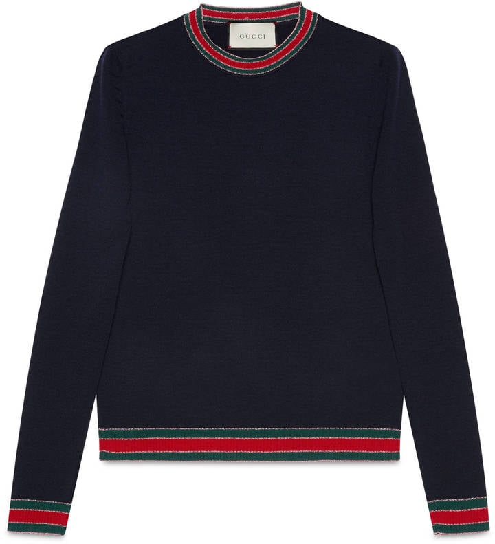 Gucci Merino wool knitted top