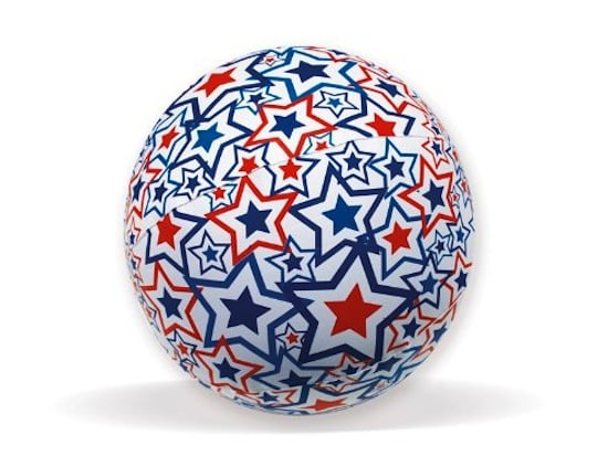 Swimways Light-Up Americana Beach Ball