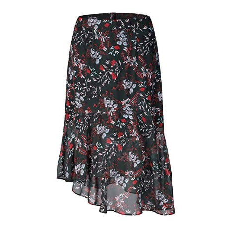 Hailey Baldwin Wearing a Black Bikini and Wrap Skirt | POPSUGAR Fashion