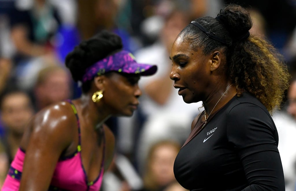 Serena and Venus Williams 2018 US Open Match Pictures