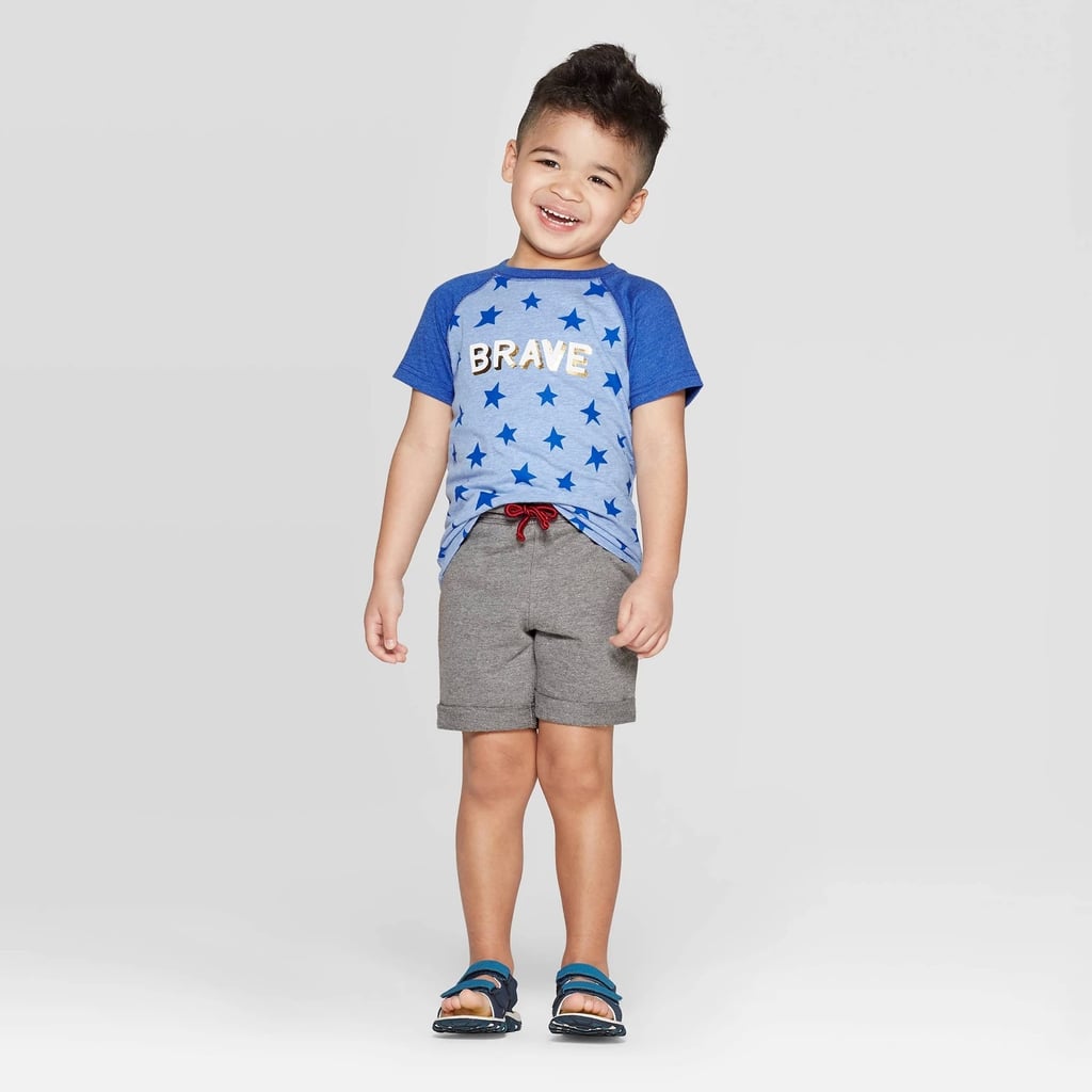 Toddler 2-Piece Raglan T-Shirt and Shorts Set