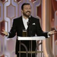 Relive Every Dirty Joke From Ricky Gervais's Hilarious Opening Monologue