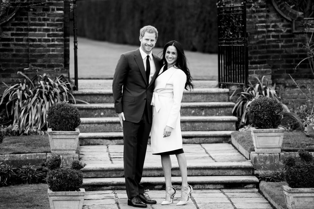 Prince Harry and Meghan Markle Black and White Photos