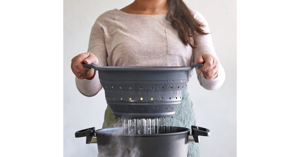 Pampered Chef Silicone Collapsible Steamer and Strainer Best Pampered