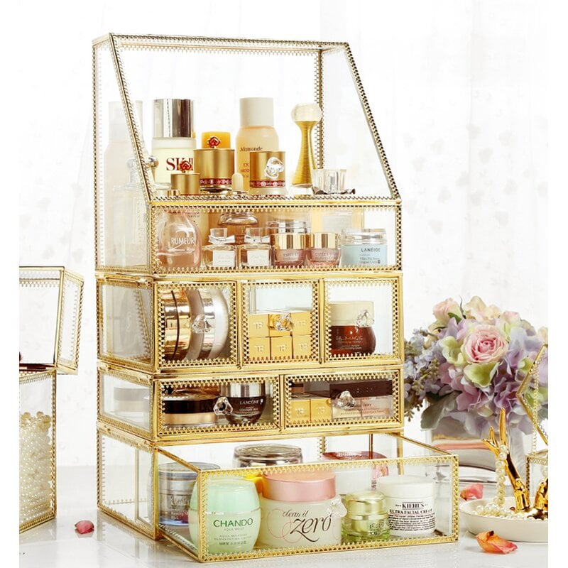 Condon Glass Makeup Organiser