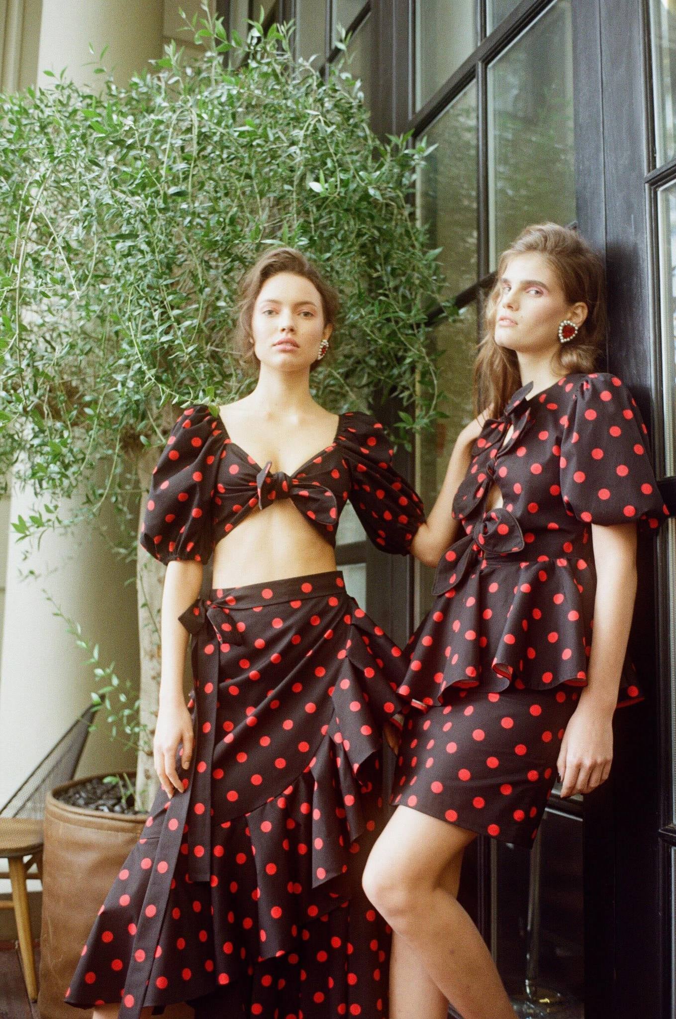 Dua Lipa s Marianna Senchina Polka Dot Outfit POPSUGAR Fashion