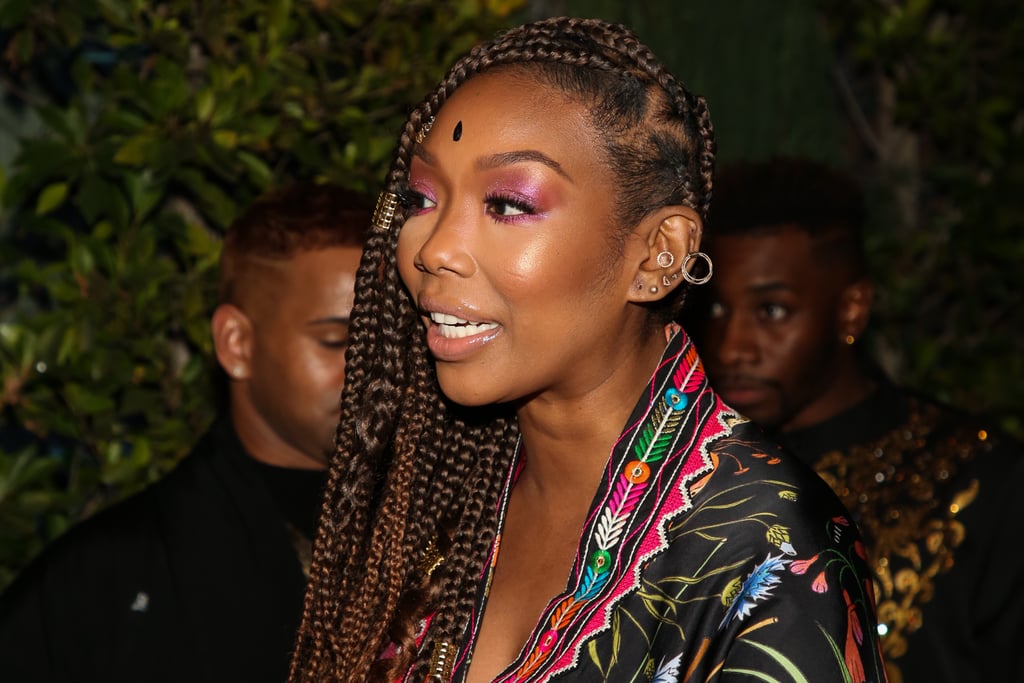 Brandy's Knotless Braids at the DIVAS Simply Singing On World AIDS Day Event in 2019