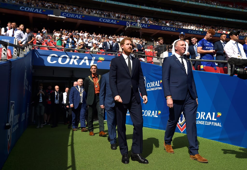 Prince Harry at Rugby League Challenge Final Pictures 2019