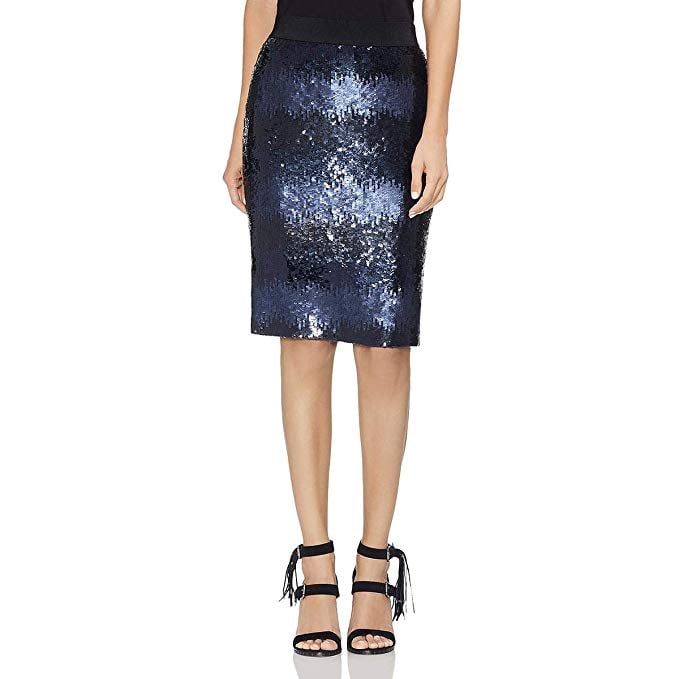 Vince Camuto Ombre Sequin Pencil Skirt