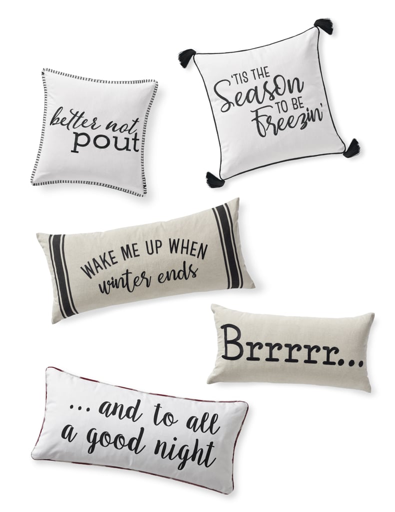 Winter Happens Pillow Collection and Winter Blues Pillows