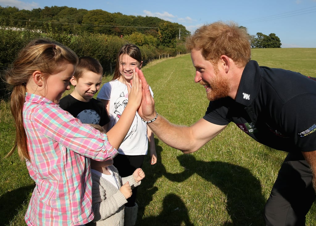 Prince Harry Walking the Wounded's Walk of Britain