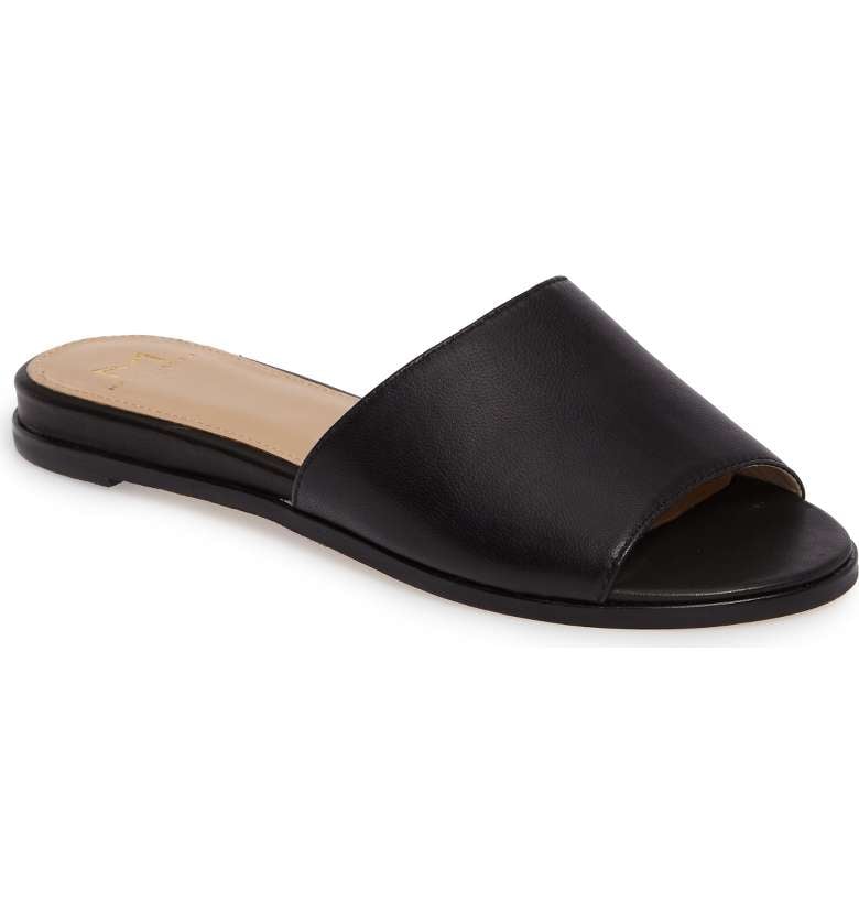 marc fisher ltd imenal quilted slide sandals