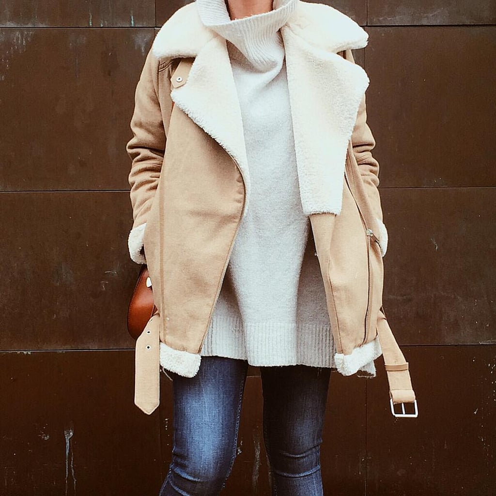 Real-Life Ways to Wear a Shearling Jacket This Winter