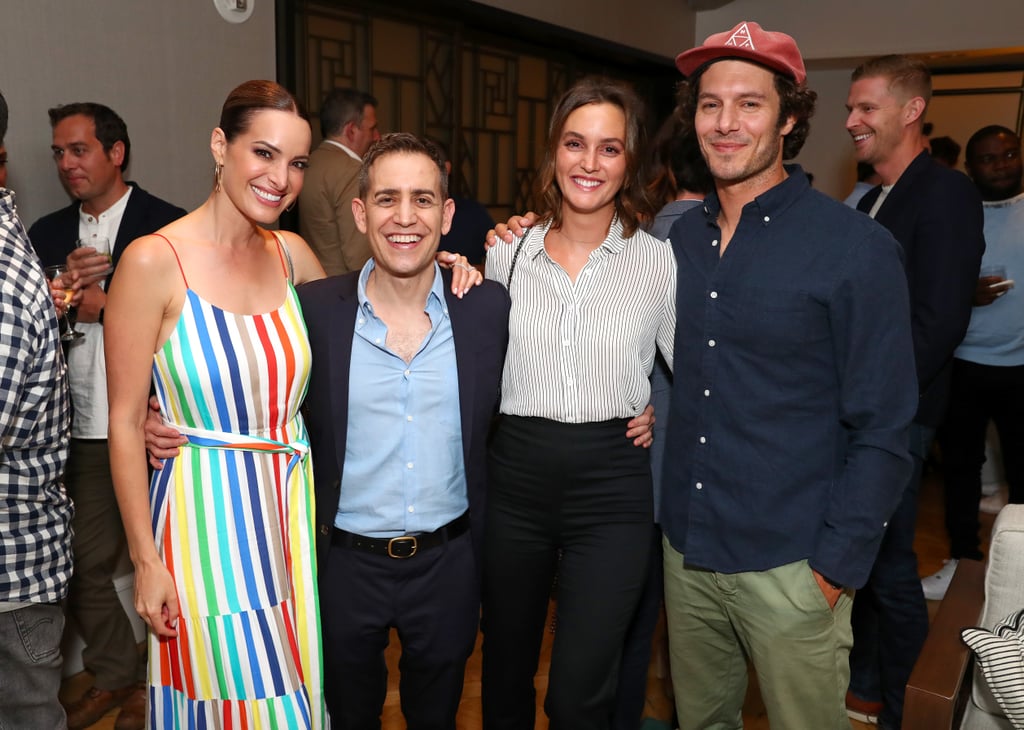 ·梅斯特和布罗迪都微笑出席了首映式活动“欢乐颂”在2019年7月。