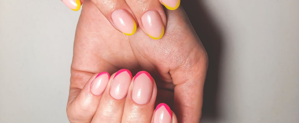 Split French Manicure Trend For Summer