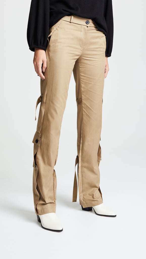 deconstructed track pants
