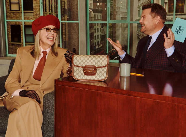 Diane Keaton in Gucci's Beloved Talk Show