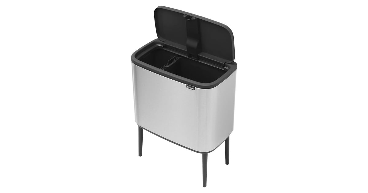 Brabantia Stainless Steel 3 gal./6 gal. Bo Touch Trash Can in Steel
