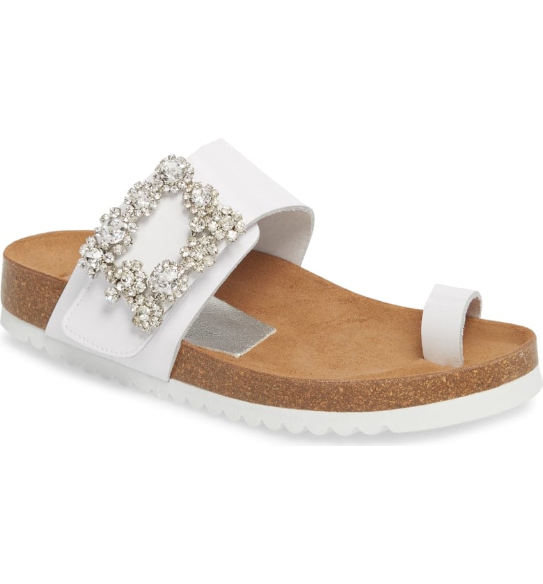 Jeffrey Campbell Bianca Embellished Slide Sandal