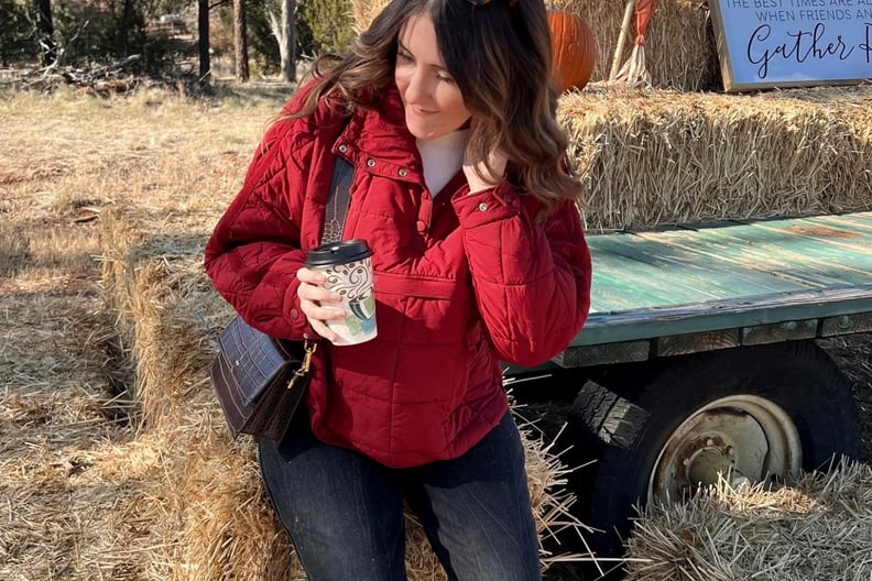 Free people red jacket top