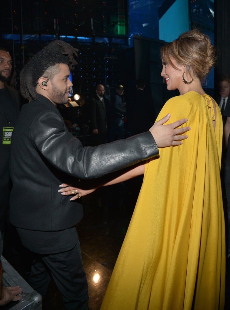 When She Went In For a Weeknd Hug Backstage