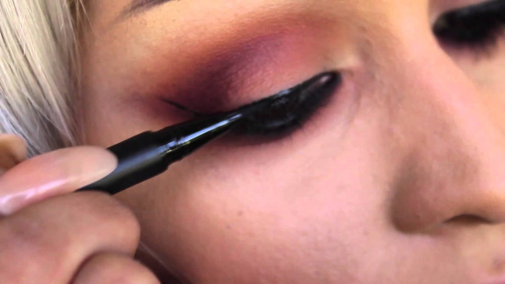 Get a Smoky Burgundy Eye