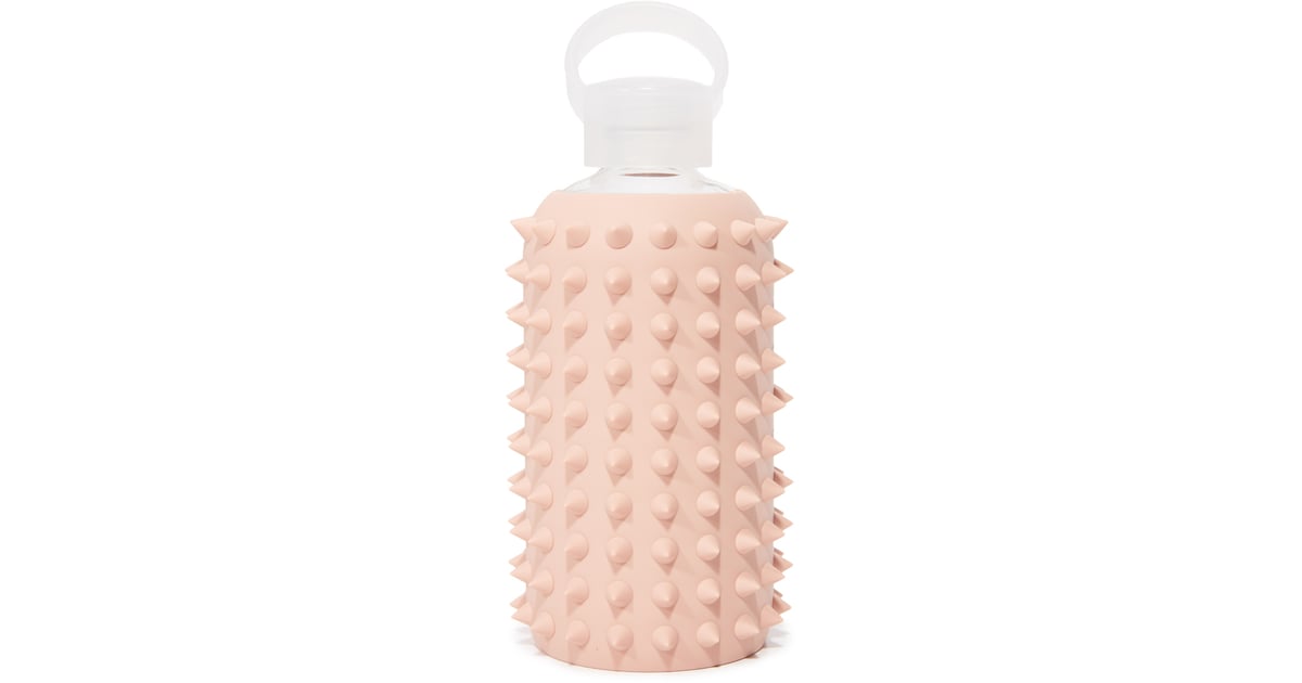 BKR 16Ounce Spiked Glass Water Bottle Pink Workout Clothes