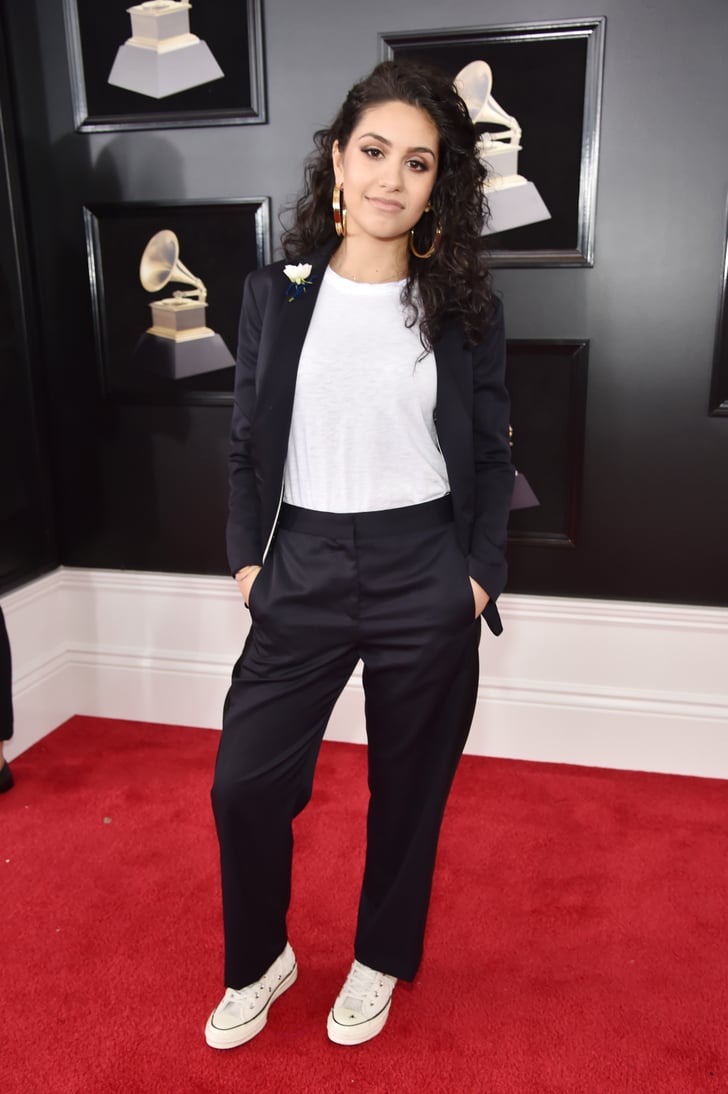 Alessia cara top grammy dress
