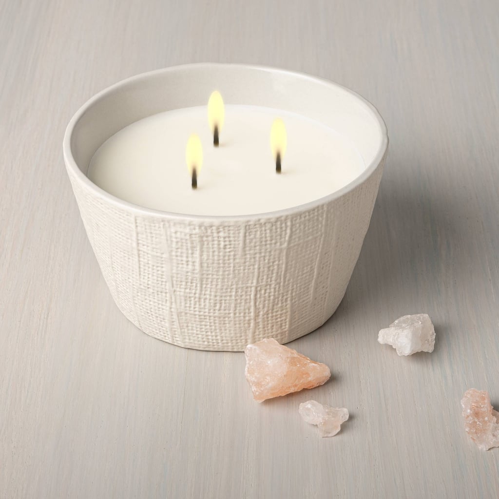 A Home Decor Find: Hearth & Hand With Magnolia Salt 3-Wick Large Textured Ceramic Candle