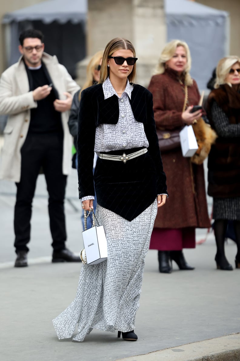 Street Style Outside Chanel - Paris Fashion Week SS20