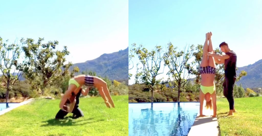 Watch Britney Spears Do Gymnastics