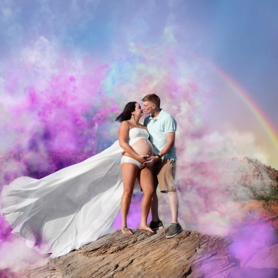 Surprise Rainbow Baby Maternity Shoot