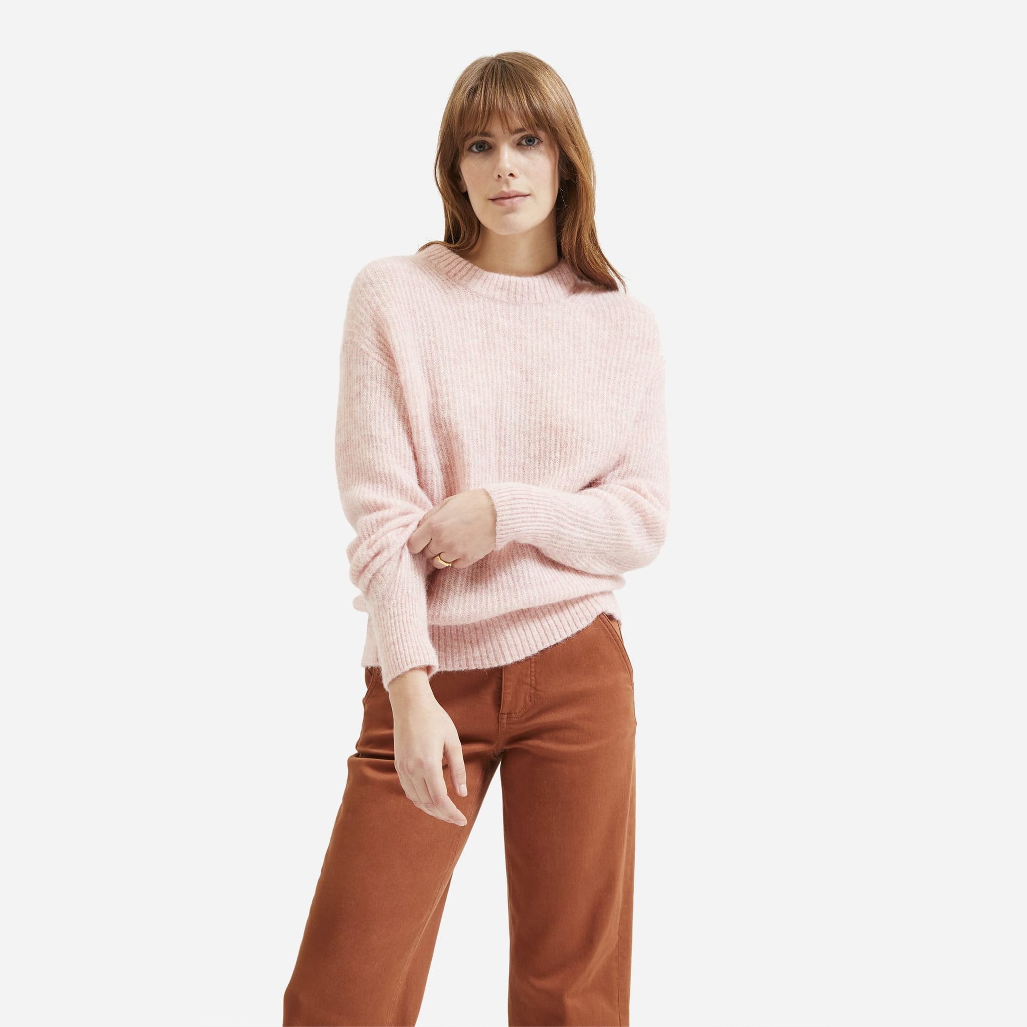 Everlane The Oversized Alpaca Crew 29 New Tops So Comfortable
