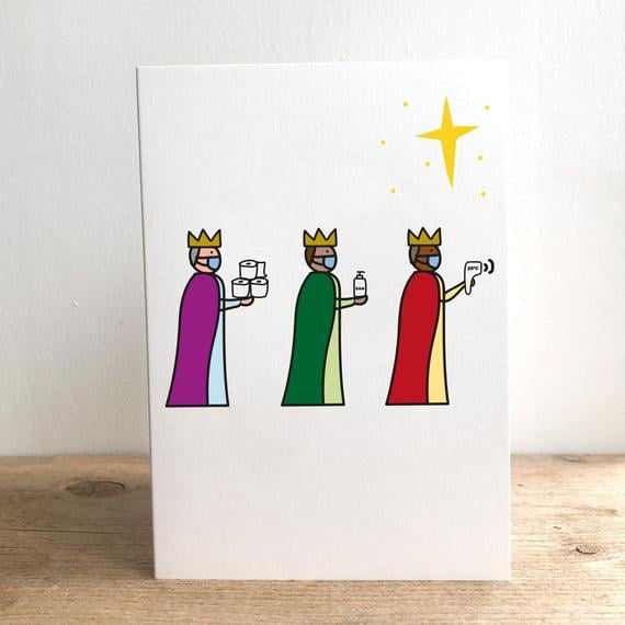 We Three Kings Pandemic Christmas Card