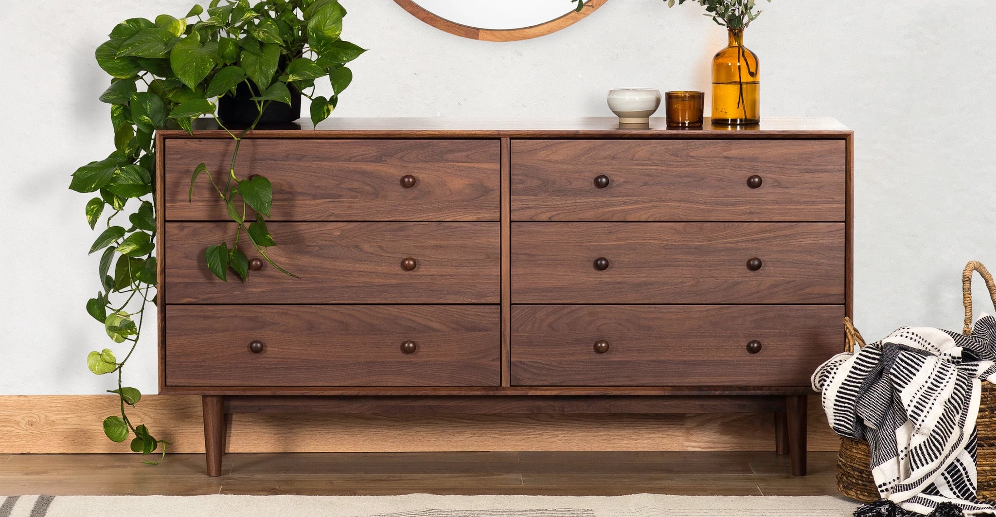 Best Dresser With Storage: Poly & Bark Alsace 6 Drawer Dresser