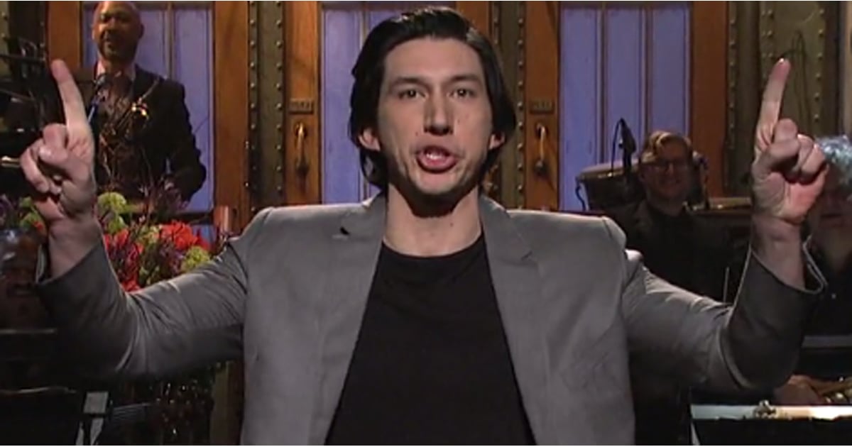Adam Driver's SNL Opening Monologue January 2016 Video POPSUGAR