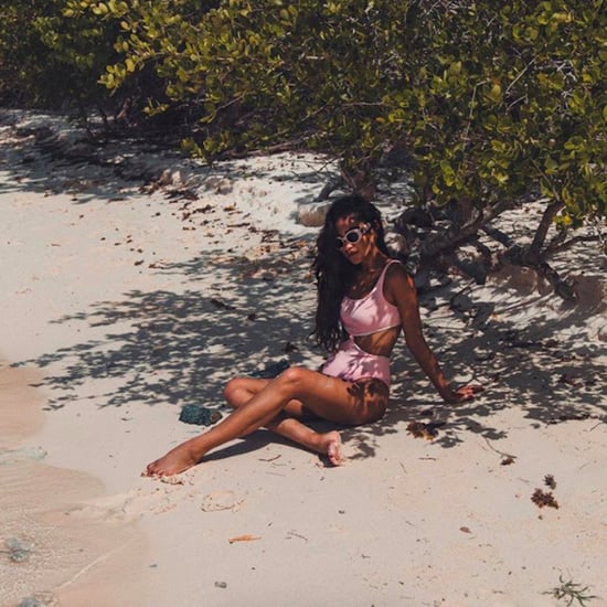 Shay Mitchell Pink Swimsuit