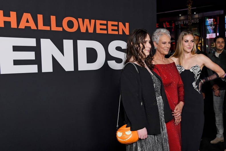 Jamie Lee Curtis and Daughters Ruby and Annie Guest at the "Halloween Ends" Premiere