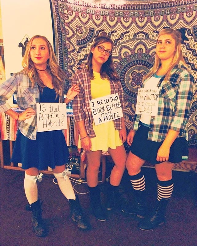 Hipster Disney Princesses Girl Group Halloween Costumes