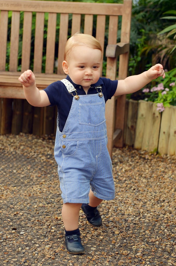 Prince George's First Official Steps
