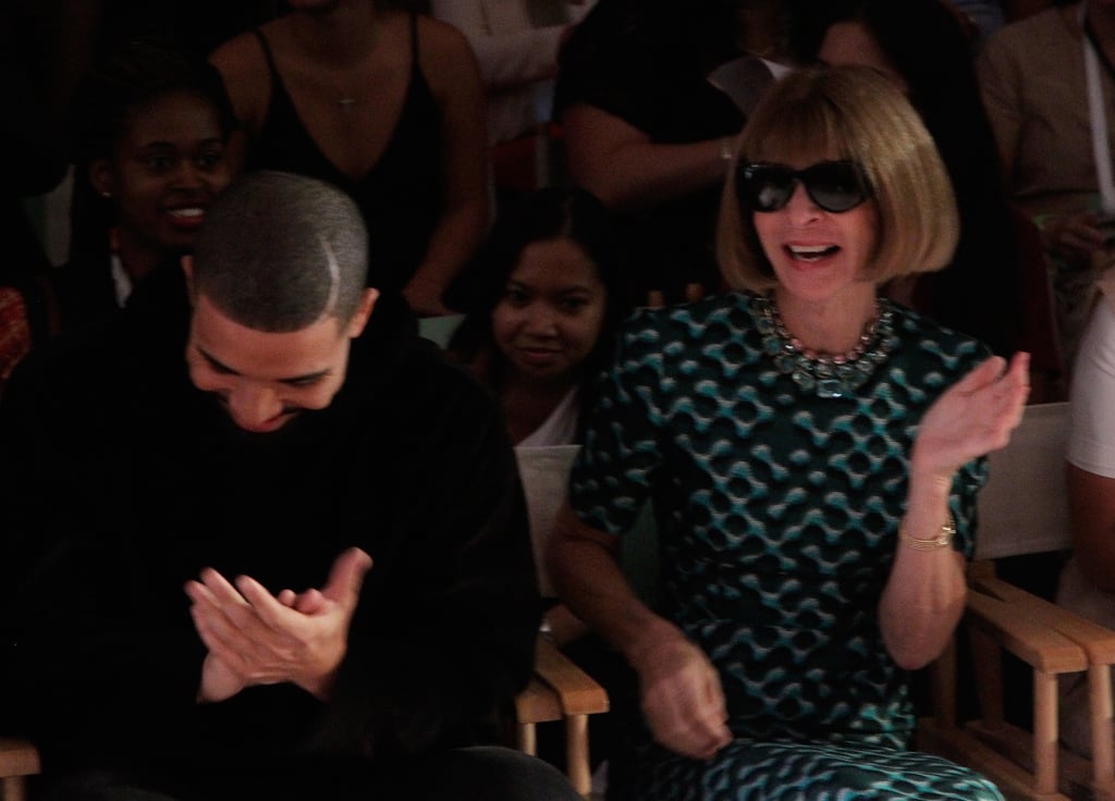 Drake and Anna Wintour NYFW Pictures
