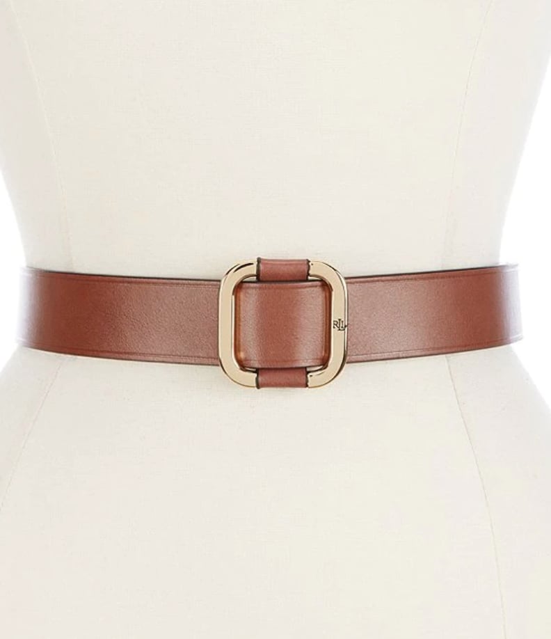 Lauren Ralph Lauren Slide Buckle Leather Belt