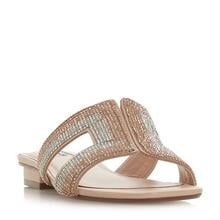 Dune Nadya Diamante Embellished Sliders