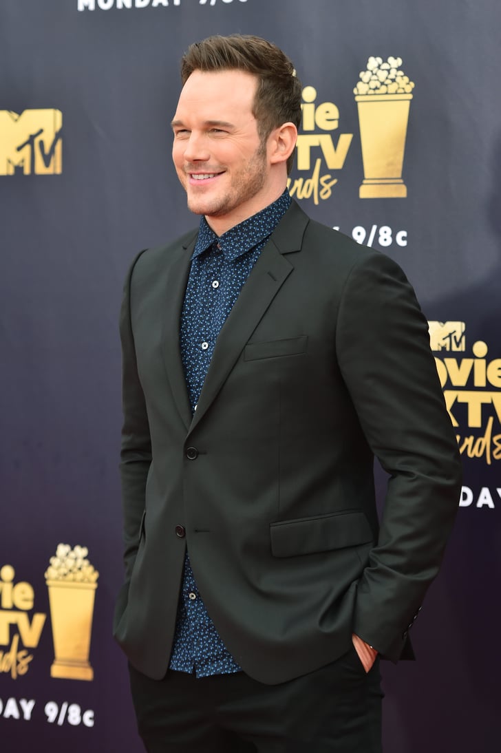 Chris Pratt at the MTV Movie and TV Awards 2018 POPSUGAR Celebrity UK